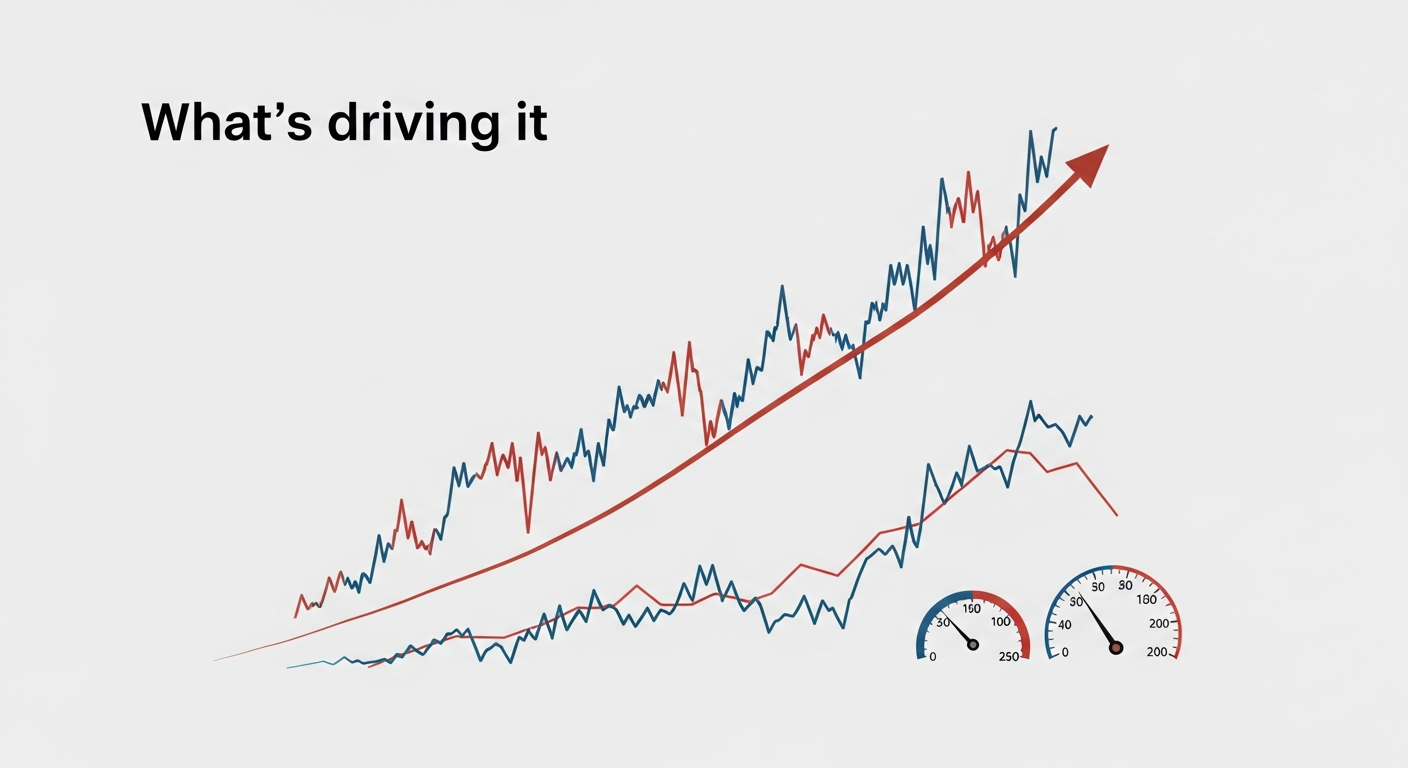 Illustration for What's driving it: Commercial Equipment Financing Surges to Near-Record Levels in Early 2026
