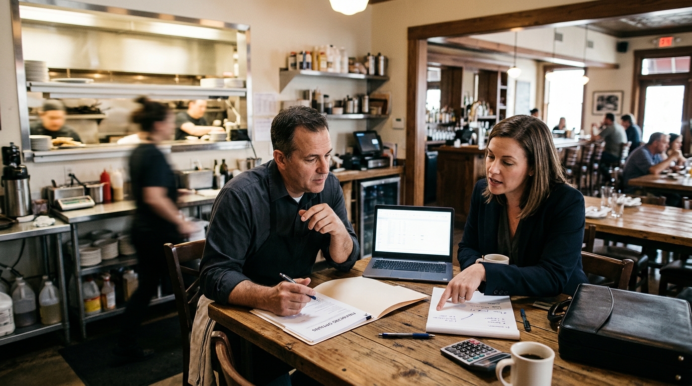 Illustration: Merchant Cash Advances for Restaurants: Is it Right for You?
